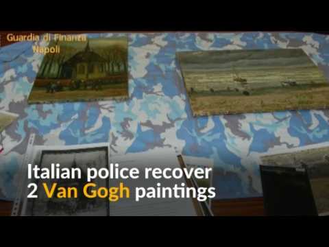 Two Van Gogh paintings recovered by Italian police