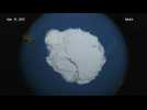 Antarctic Sea ice is smallest since 2008 - NASA timelapse