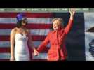 Katy Perry, Bill Clinton campaign with Hillary