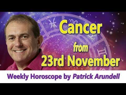 Cancer Weekly Horoscope from 23rd November 2015