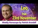 Leo Weekly Horoscope from 23rd November 2015