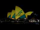 Sydney Opera House lights up for Wallabies