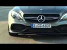 Mercedes-AMG C 63 S Coupé in Selenit grey magno - Race Track Driving Video | AutoMotoTV