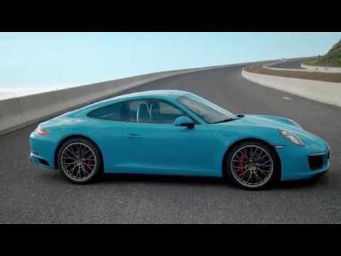 2016 Porsche 911 Carrera S in Miami Blue Design Exterior | AutoMotoTV