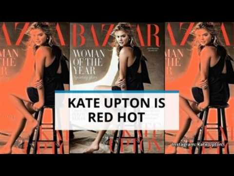 Kate Upton sizzles on the cover of Harper's Bazaar