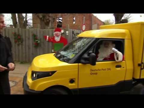 Santa visits Christmas post office