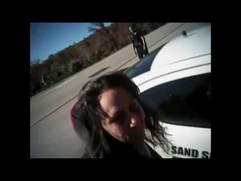 Police camera captures dramatic stolen car crash