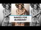 Rosie Huntington-Whiteley gets naked for Burberry