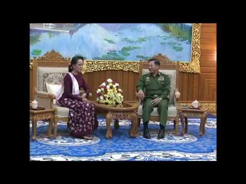 Suu Kyi meets with Myanmar top general