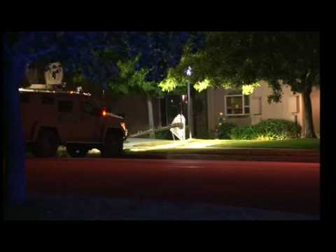 California shooting: police search house