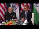 Modi: India to work "shoulder to shoulder" with U.S. on clean energy