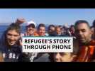 The journey of a refugee told through his phone