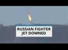 Russian warplane downed by Turkey, pilot captured