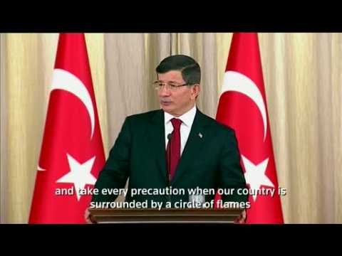 Davutoglu: Turkey has right to respond when airspace violated