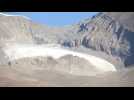 Global warming melting Tibetan glaciers