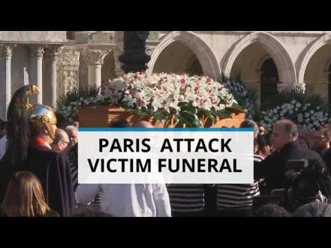Venice gathers at the funeral of Paris attack victim
