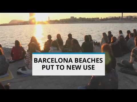 Beach meditation, the new trend in Barcelona