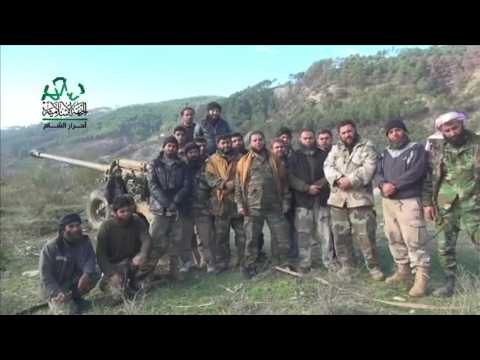 Syria rebels target Russian airbase - amateur video