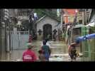 Cleanup begins after typhoon hits northern Philippines