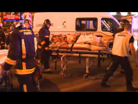 Les pompiers diffusent une vidéo de leurs interventions pendant les attentats