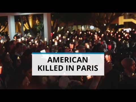 American student killed in Paris honored at vigil
