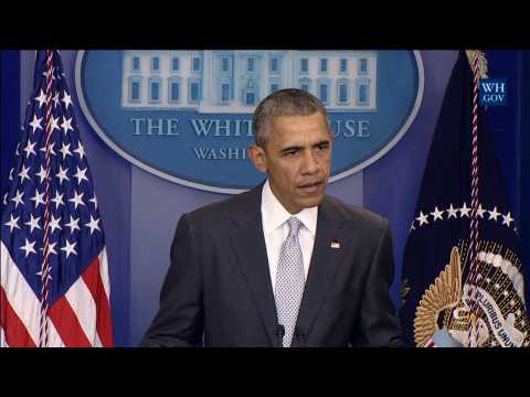 President Obama Delivers a Statement on the attacks in Paris