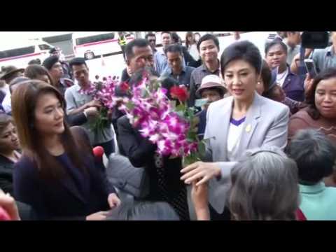 Former Thai PM appears at Thai court