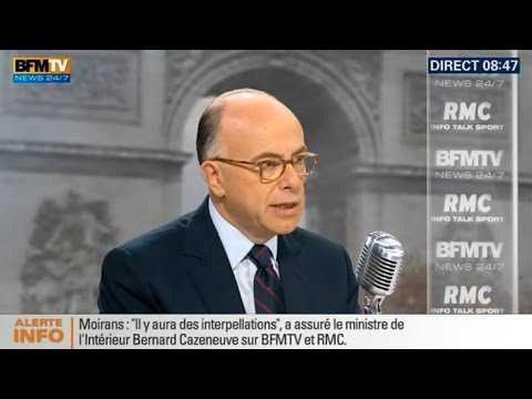 Bernard Cazeneuve annonce le retour des contrôles aux frontières - ZAPPING ACTU DU 06/11/2015