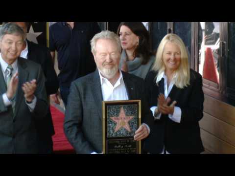 Director Ridley Scott Gets A Star On The Hollywood Walk of Fame
