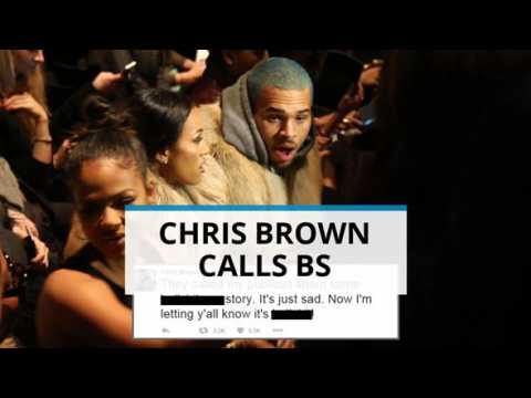 Chris Brown slams TMZ for running 'bogus story'