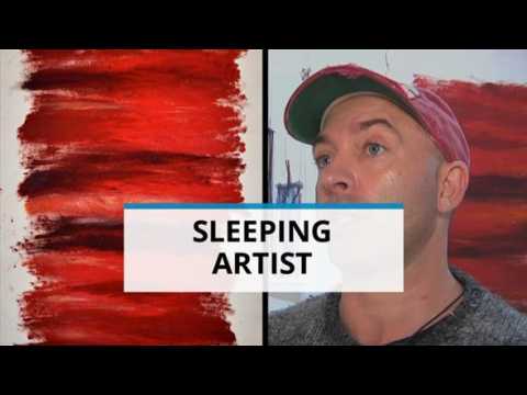 Sleep Artist: Guy creates STUNNING work while asleep