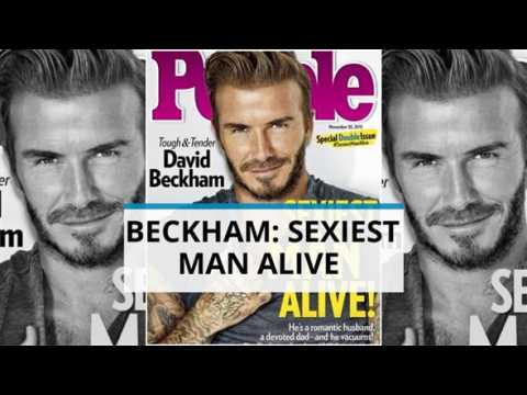 David Beckham: Officially the sexiest man alive