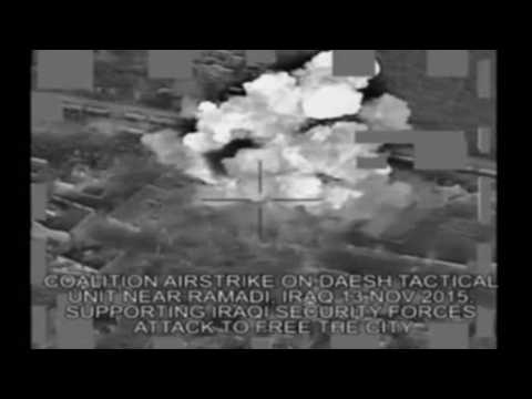 U.S. air strikes target Islamic State near Ramadi