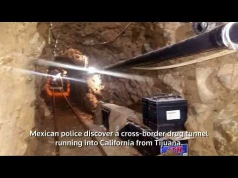 Police find drug tunnel under U.S.-Mexico border