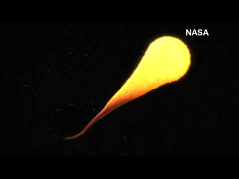 An animation released by NASA shows what a black hole would do to a star