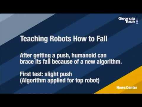 Algorithm helps robot fall gracefully