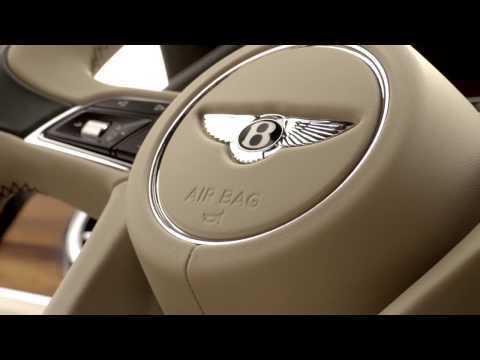 Bentley Bentayga Diesel - Interior Design in White Sand Trailer | AutoMotoTV