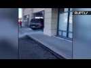 Angry Customer Rams SUV into T-Mobile Store