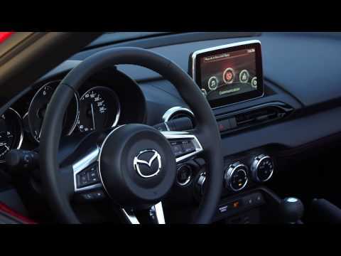 Mazda MX-5 RF in Soul Red Interior Design | AutoMotoTV