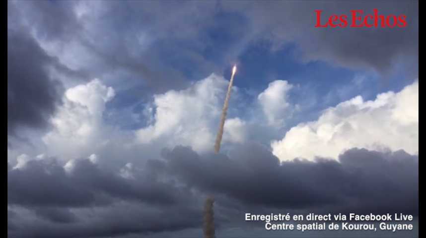 Illustration pour la vidéo Ariane 5 : revivez le 7e et dernier lancement de l'année