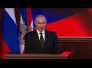 Putin urges Russian nuclear weapons boost