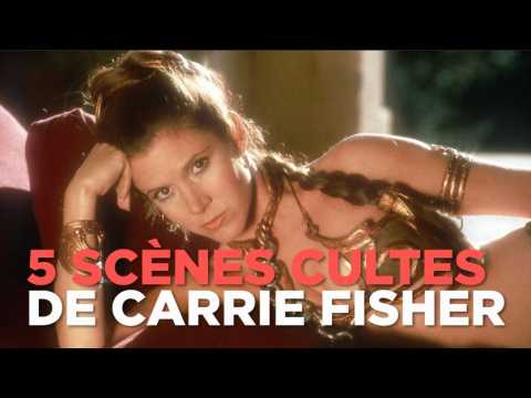 5 scènes cultes de Carrie Fisher