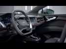 Audi Q4 Sportback e-tron Interior Design in Floret silver in Studio