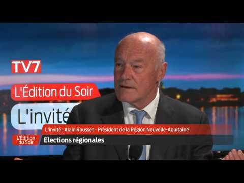 L'Édition du Soir | L'invité | Alain Rousset, président de la Région Nouvelle-Aquitaine