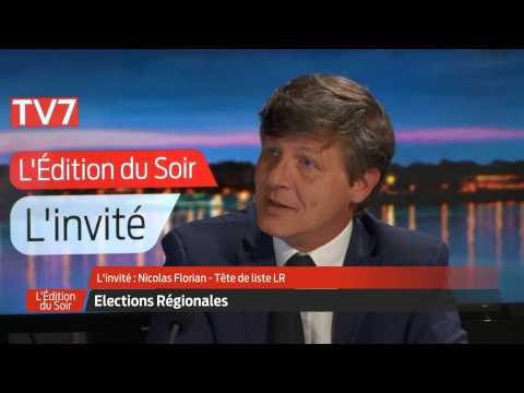 L'Édition du Soir | L'invité | Nicolas Florian, tête de liste Les Républicains