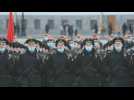 Russian army rehearses Victory Day parade in Saint Petersburg