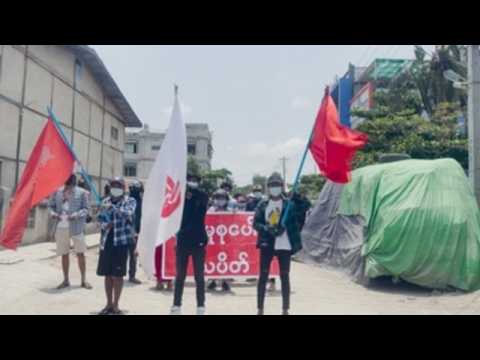 Protests continue in Mandalay against the military coup