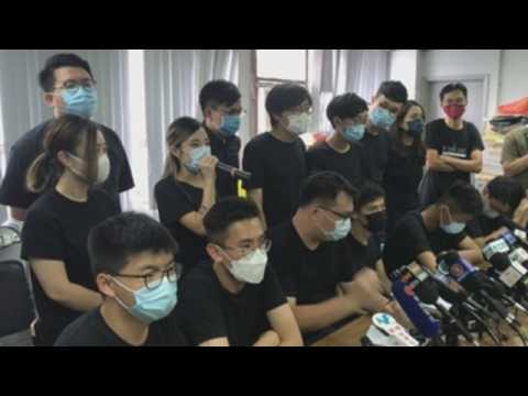 Joshua Wong, 3 other Hong Kong activists convicted over banned vigil
