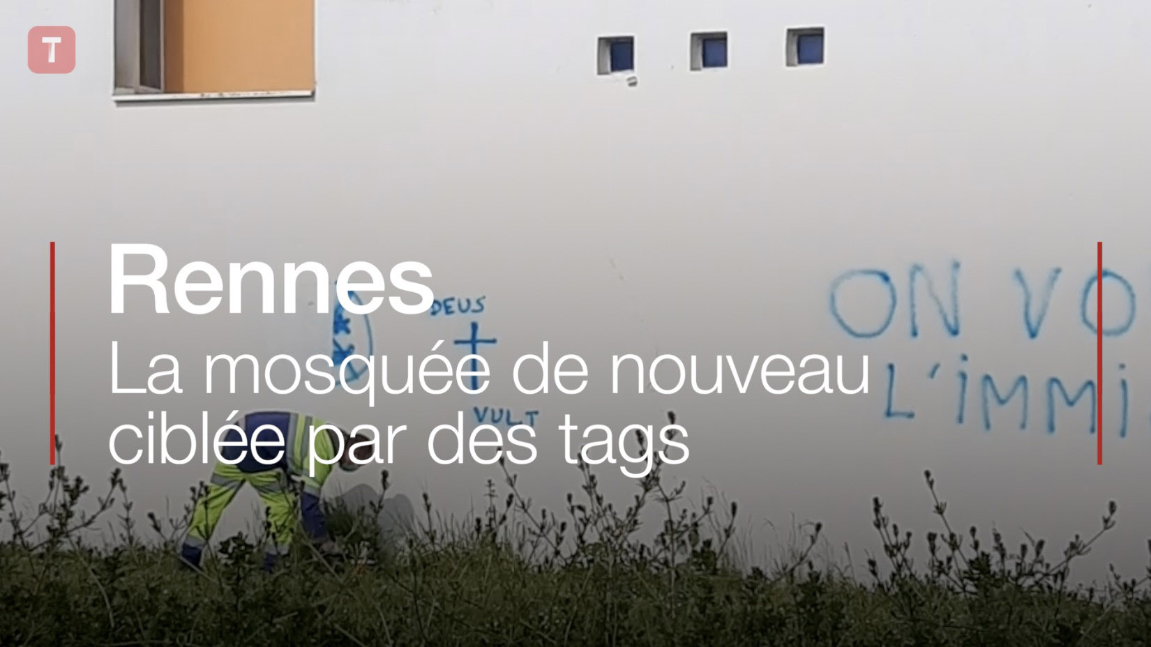 À Rennes, la mosquée Avicenne taguée une seconde fois [Vidéo] | Le ...