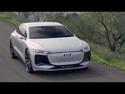 Audi A6 e-tron concept Driving Video